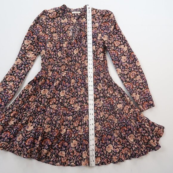 Ulla Johnson Liv Mini Dress Midnight Floral Size 8 - Picture 8 of 10